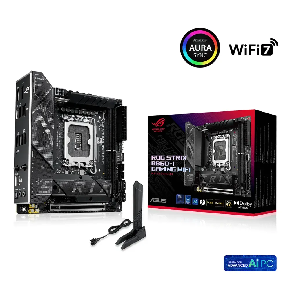 Motherboard Mini-ITX Asus ROG Strix B860-I Gaming WiFi Skt1851