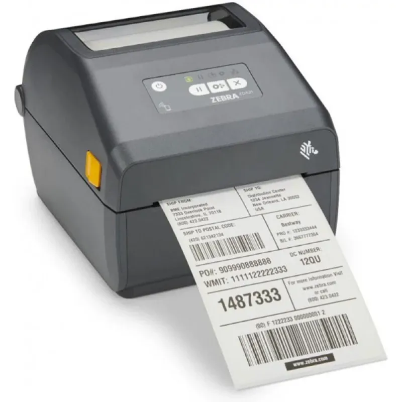 Impressora Térmica Etiquetas e Talões Zebra ZD421 Transferência (USB/RJ45) Cinza