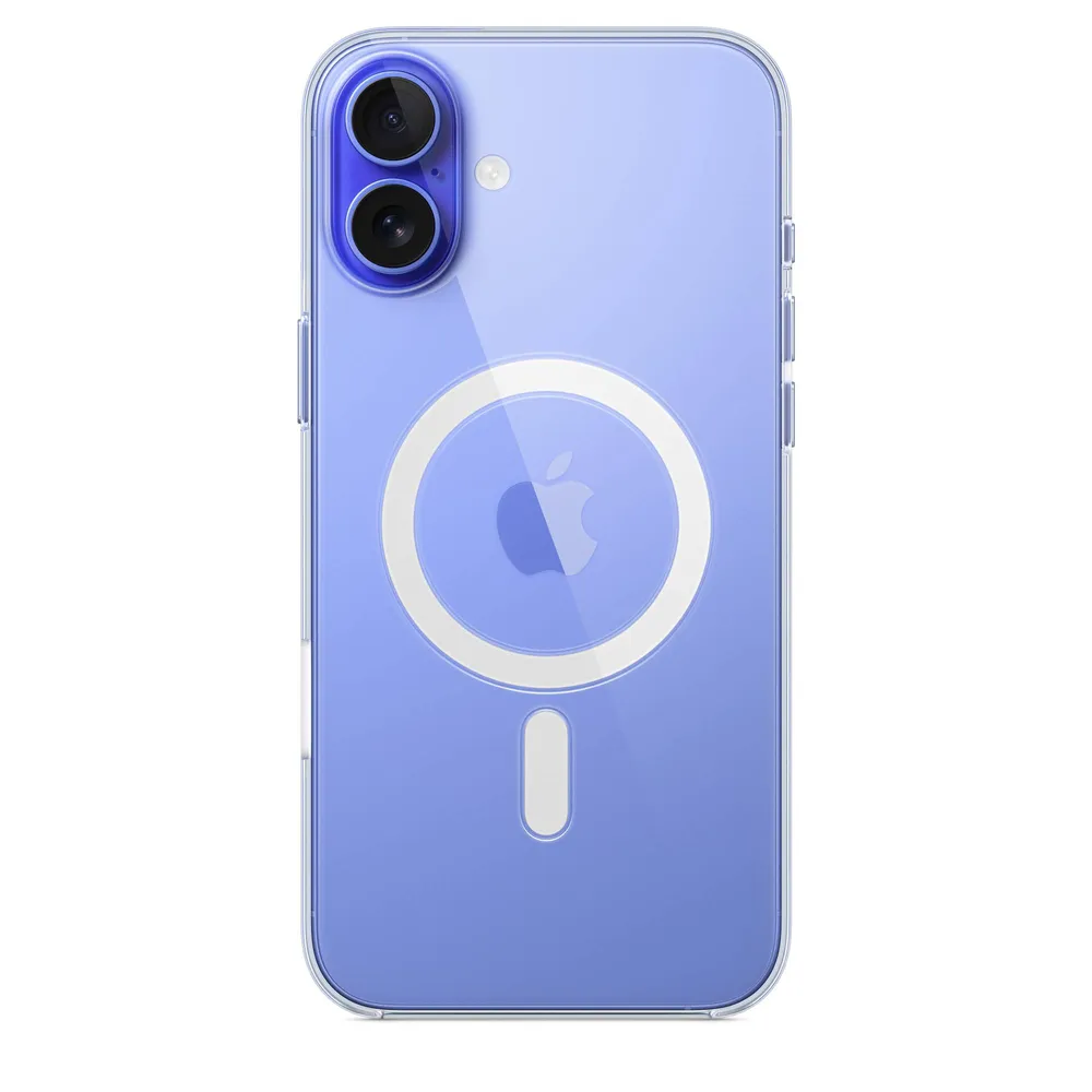 Capa Apple Transparente com MagSafe para iPhone 16 Plus