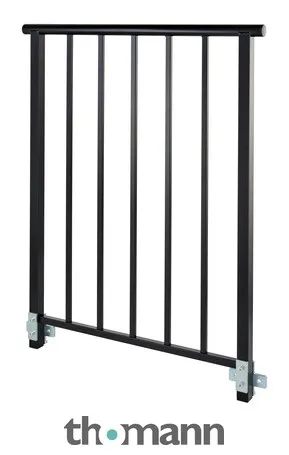 Stageworx Safety Railings 1m Black