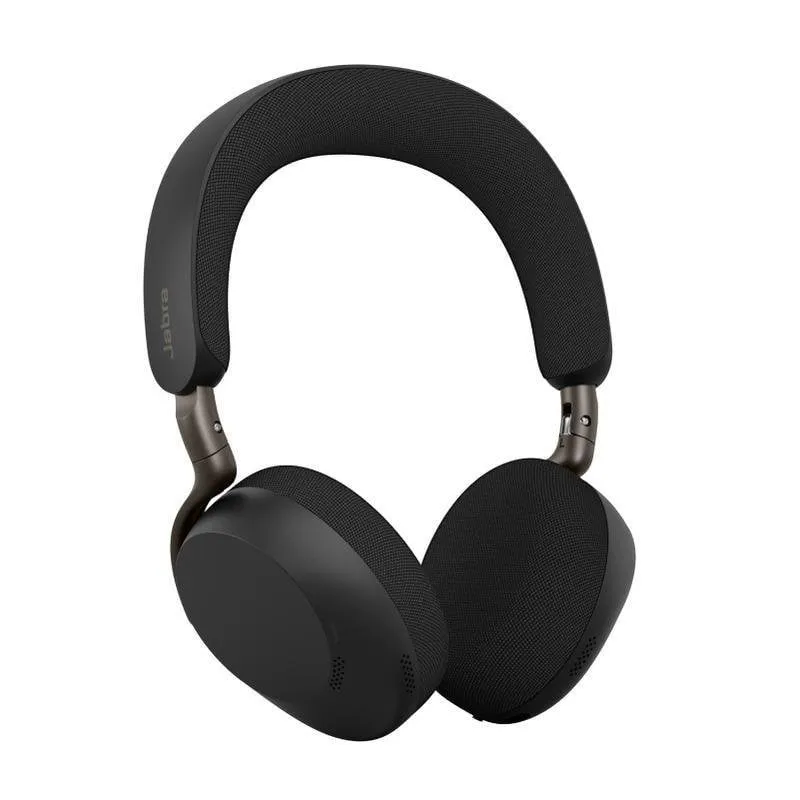 Auriculares Jabra Evolve3 75 Bluetooth sem fios com Cancelamento de Ruído, Microfone IA, carga rápida, preto