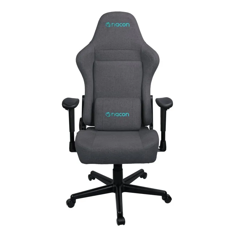 Nacon CH-380 Cadeira Gaming Ergonómica com Apoios de Braços 2D e Almofada Lombar Cinzenta