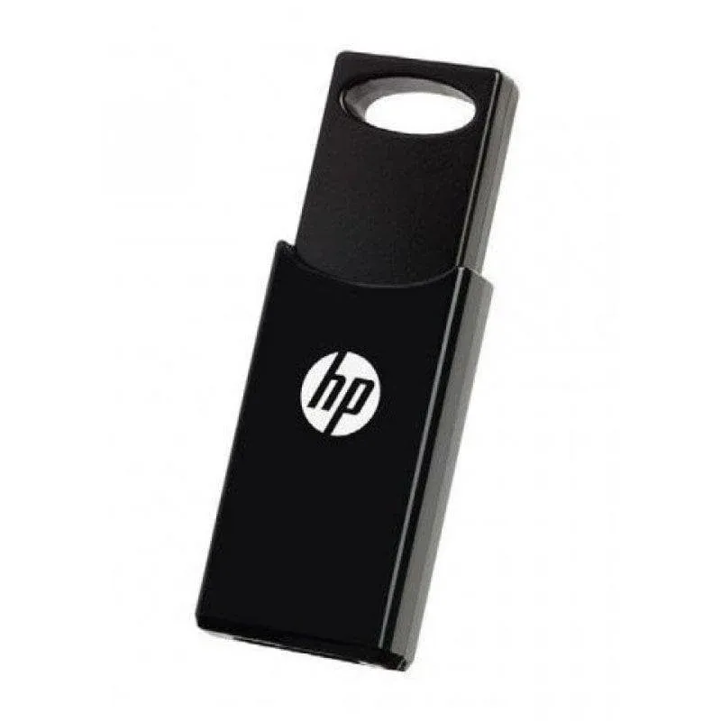 Pen Drive Pen USB HP V212 64GB USB 2.0 Slide Preto Compacto