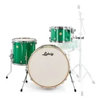 Ludwig Continental 3-Pc Shell Pack Bombo 24" Green Sparkle