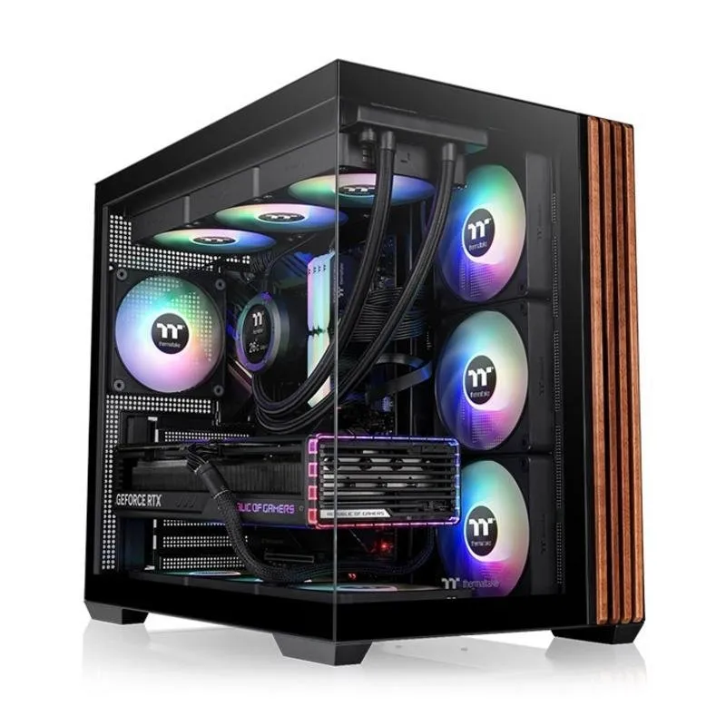 Thermaltake View 380 ARGB Caixa Midi Tower ATX com Vidro Temperado Preta