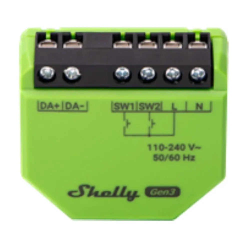 Módulo Controlador Inteligente Shelly DALI Dimmer Gen3