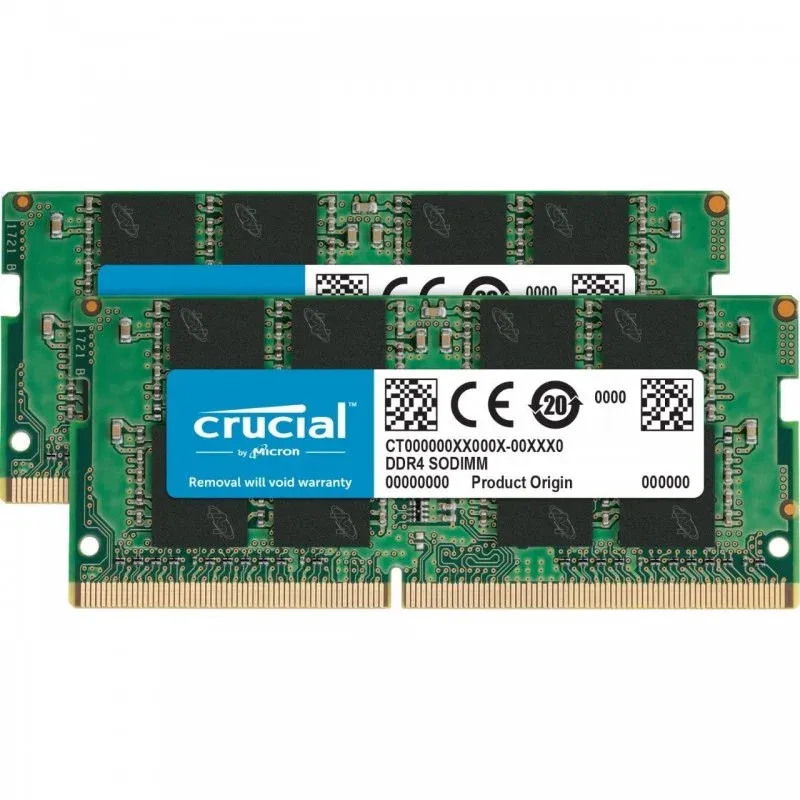 Memória RAM Crucial SO-DIMM DDR4 3200MHz PC4-25600 32 GB 2x16 GB CL22