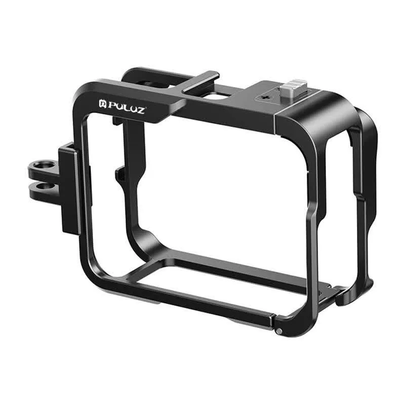 Puluz Estrutura de adaptador de gaiola protetora de metal para acessório de câmera de ação Insta360 Ace Pro