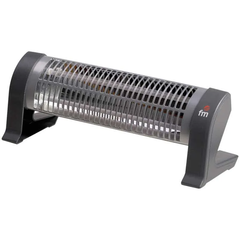 Aquecedor De Quarto Elétrico 1200W 2302-C (Preto/ Cinzento) - Fm Calefacción