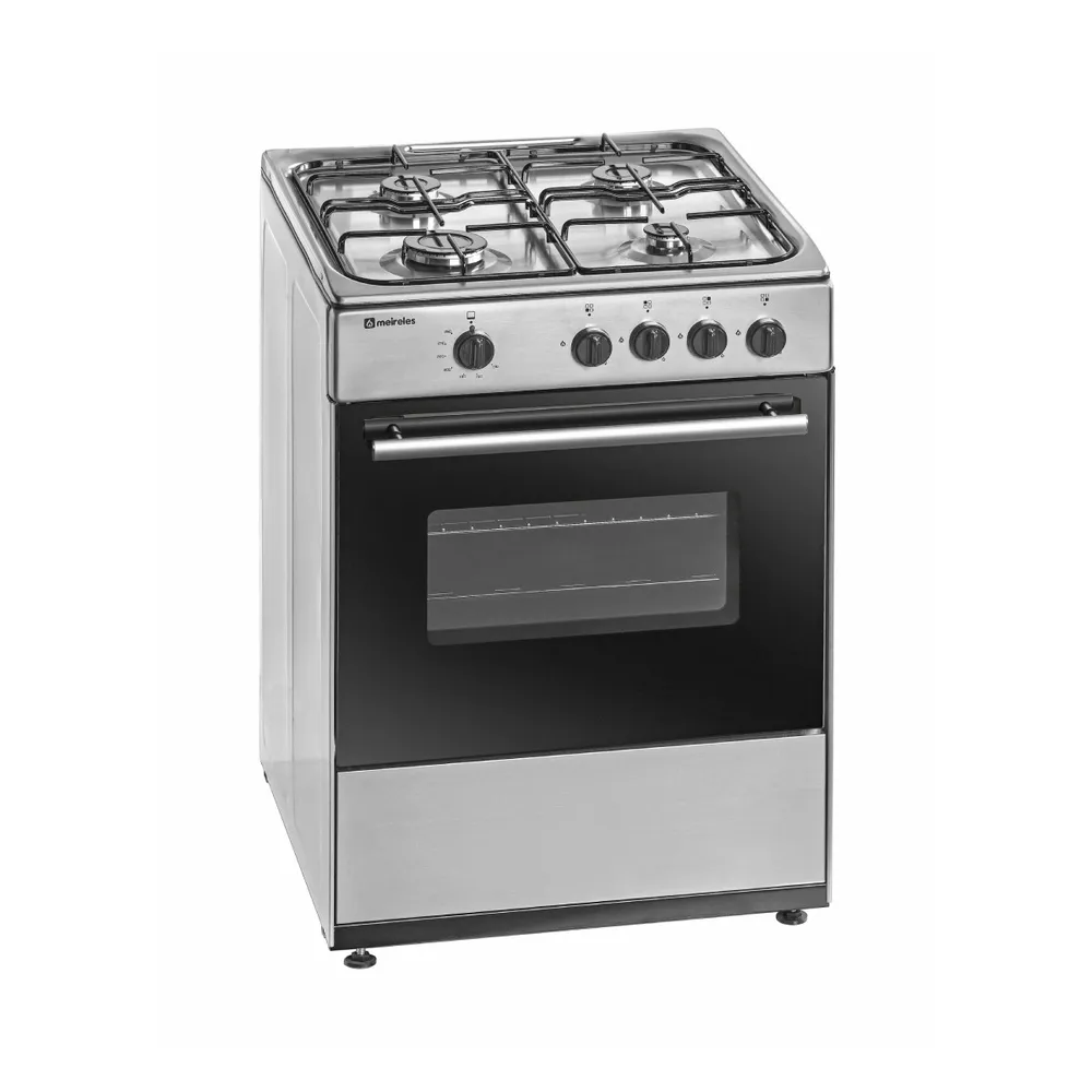 Fogão a Gás Meireles N 600 X ST 51L 4 Bicos Inox