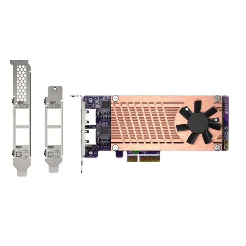 Tarjeta de Rede QNAP QM2-2P2G2T PCI Express 2.5GbE Dual M.2 NVMe