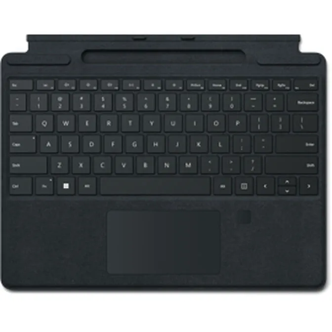 Microsoft Surface Pro Signature Keyboard com Leitor de Impressões Digitais Preto