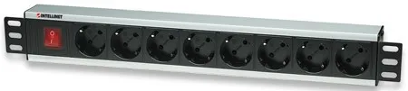 Intellinet 19" Rackmount 8-Way Power Strip - German Type, With 207157