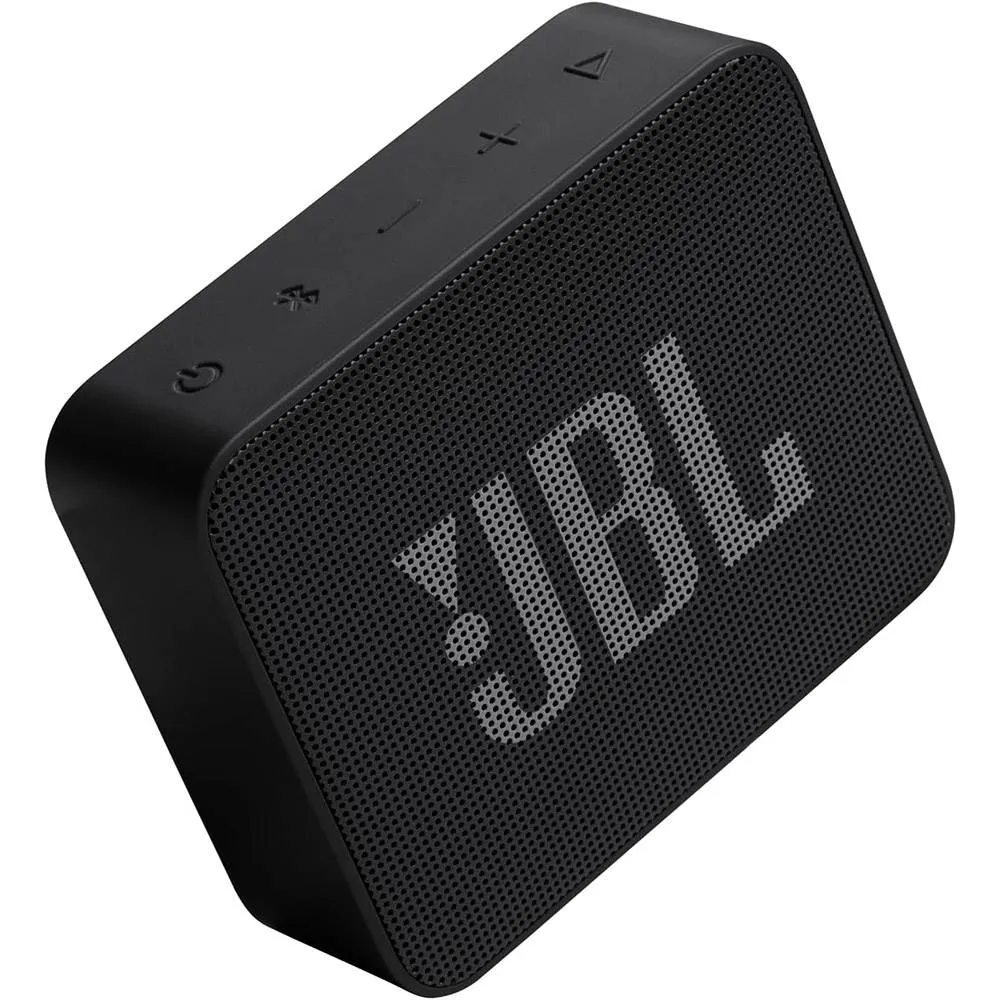 Coluna Portátil JBL Go Essential 2, Bluetooth 4.2, Resistente à Água e Pó (IP67), Até 5h Autonomia, Preta