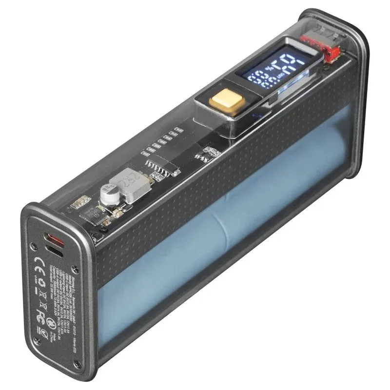 PowerBank Mars Gaming Carga Múltipla com Baterias Samsung e Ecrã 20000mah 22.5w Preto