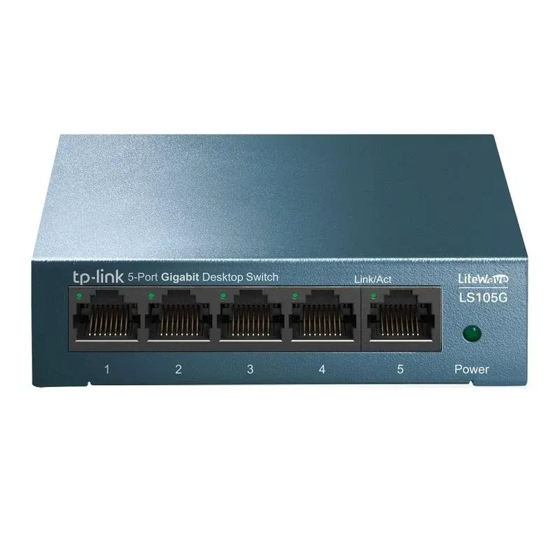TP-Link LS105G Switch 5 Portas Gigabit Ethernet Não-Administrado Azul
