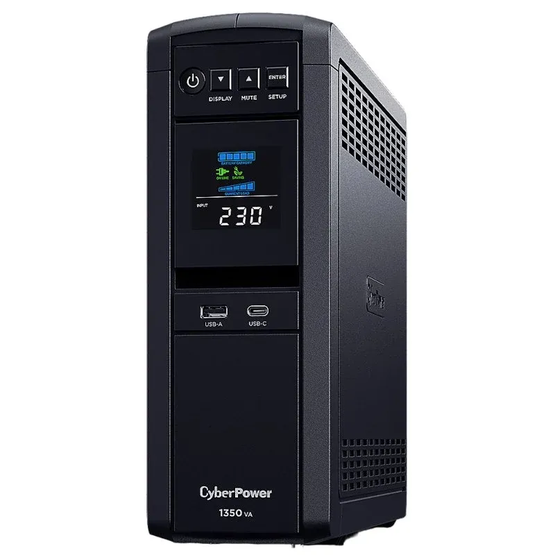 SAI CyberPower CP1350EPFCLCD UPS Linha Interativa 1350VA 780W com 6 Saídas AC