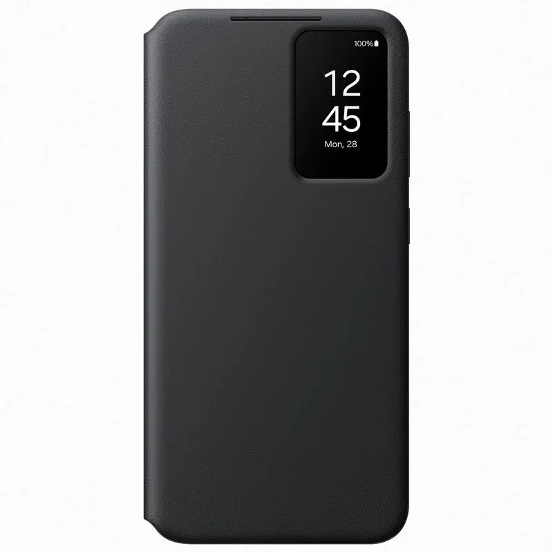 Capa flip inteligente preta Samsung para Galaxy S24 Plus