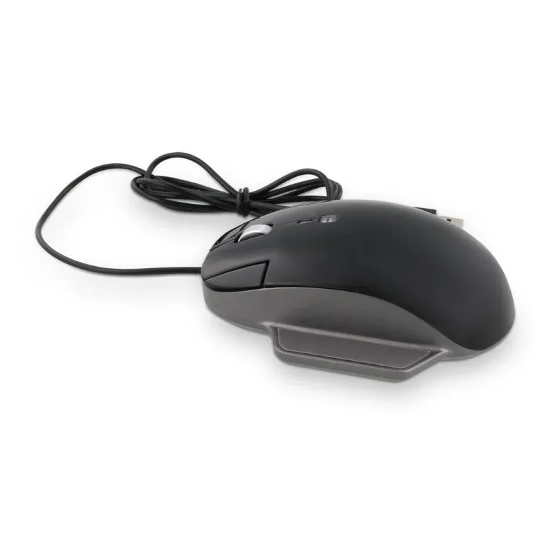Ratón LMP Elite Pro USB Tipo C 6400 DPI Preto Ergonomia Mão Direita