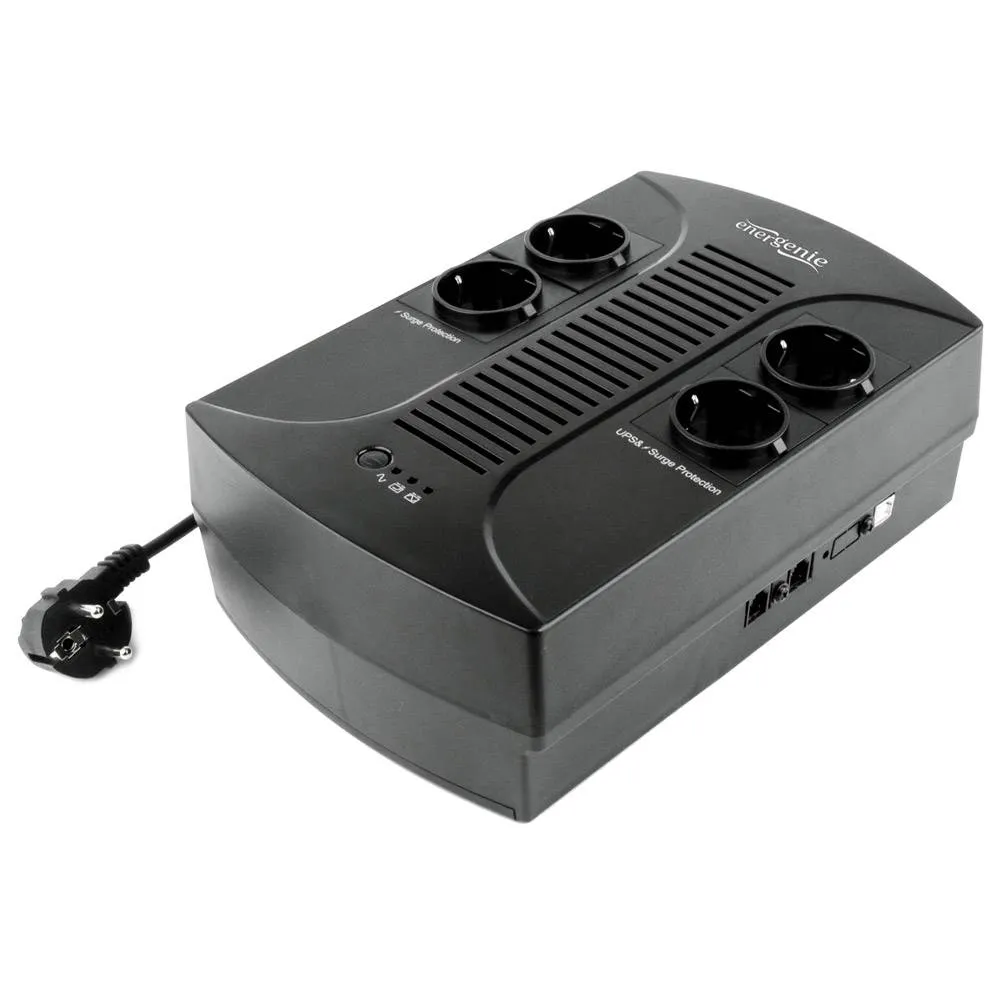 UPS Gembird EG-UPS-002 850VA Schuko Preta