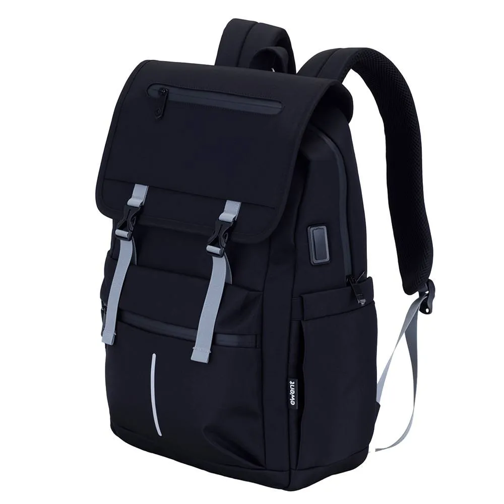 Mochila Ewent Vintage Backpack 16.1 Oxford 900D Preta