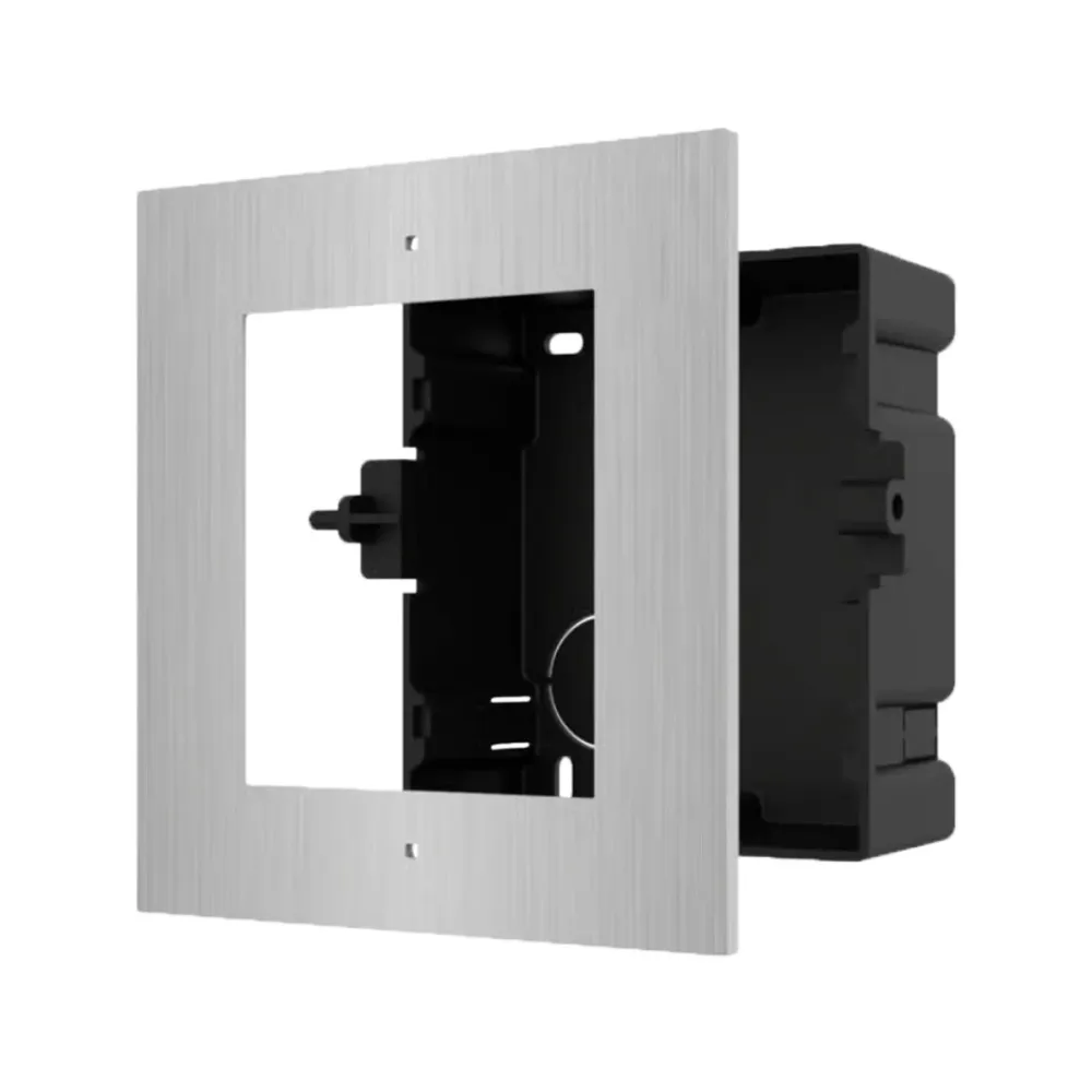 Painel Frontal e Caixa de Registro Encastrada Hikvision - DS-KD-ACF1/S