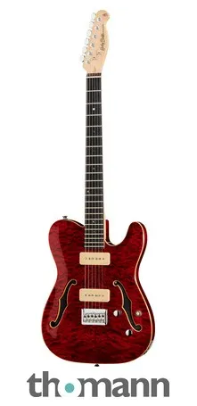 Harley Benton TE-90QM Trans Red