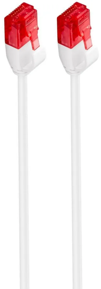 Cabo de Rede Slim Ewent RJ45 U/UTP Slim Cat.6 1.5 M Branco