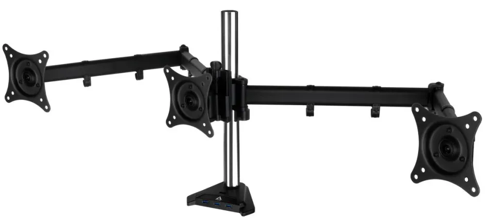 Suporte de Monitor Arctic Z3 Pro (Gen 3) Desk Mount Triple Monitor Com HUB USB