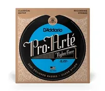 Jogo de Cordas Guitarra Clássica D'Addario EJ51 Tensão Forte
