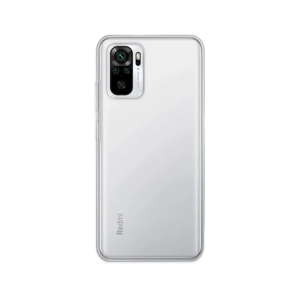 Capa Apokin Silicone Reforçado Xiaomi Redmi Note 10 Transparente
