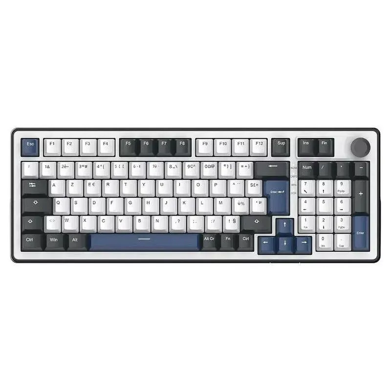Teclado The G-Lab Keyz Elite 400 HE Magnético compacto com RGB e switches Hall Effect