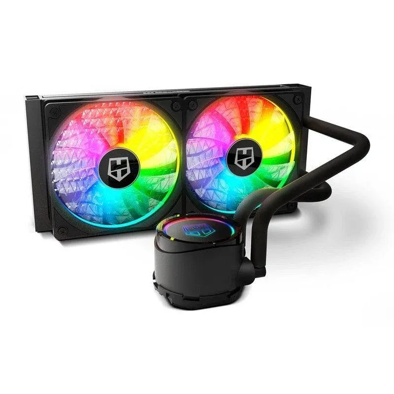 Refrigeração Líquida NOX Hummer H-240 ARGB 240mm 2 Ventoinhas PWM RGB