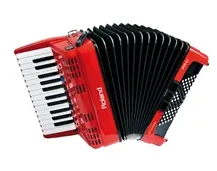 Acordeão de Teclas Roland FR1X V-Accordion® Vermelho