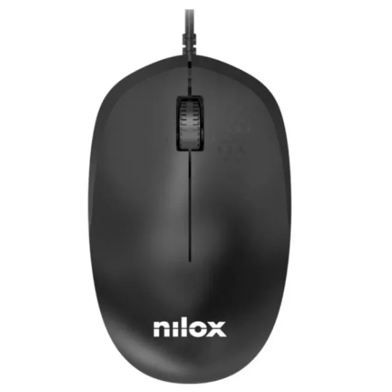 Nilox MOUSB1012 Rato USB 1200DPI Preto