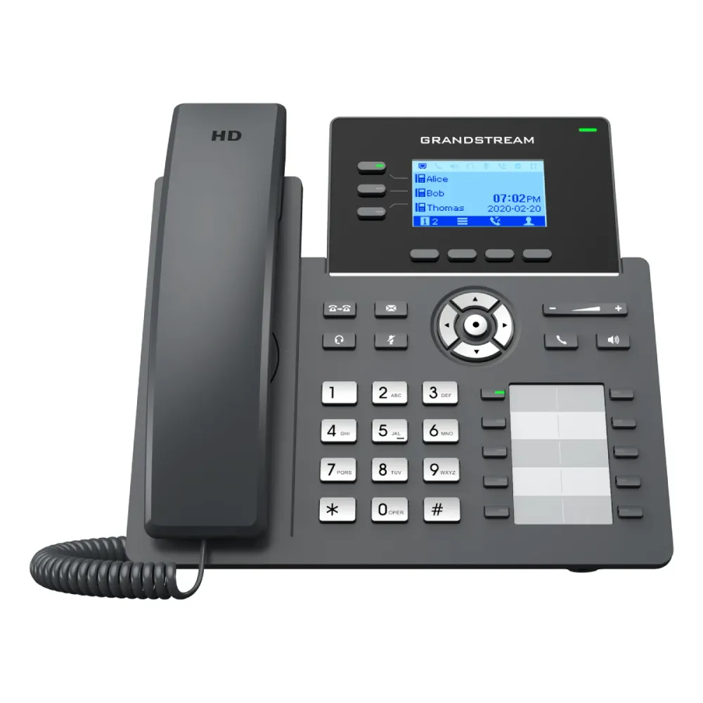 Telefone IP Grandstream GRP2604 Preto
