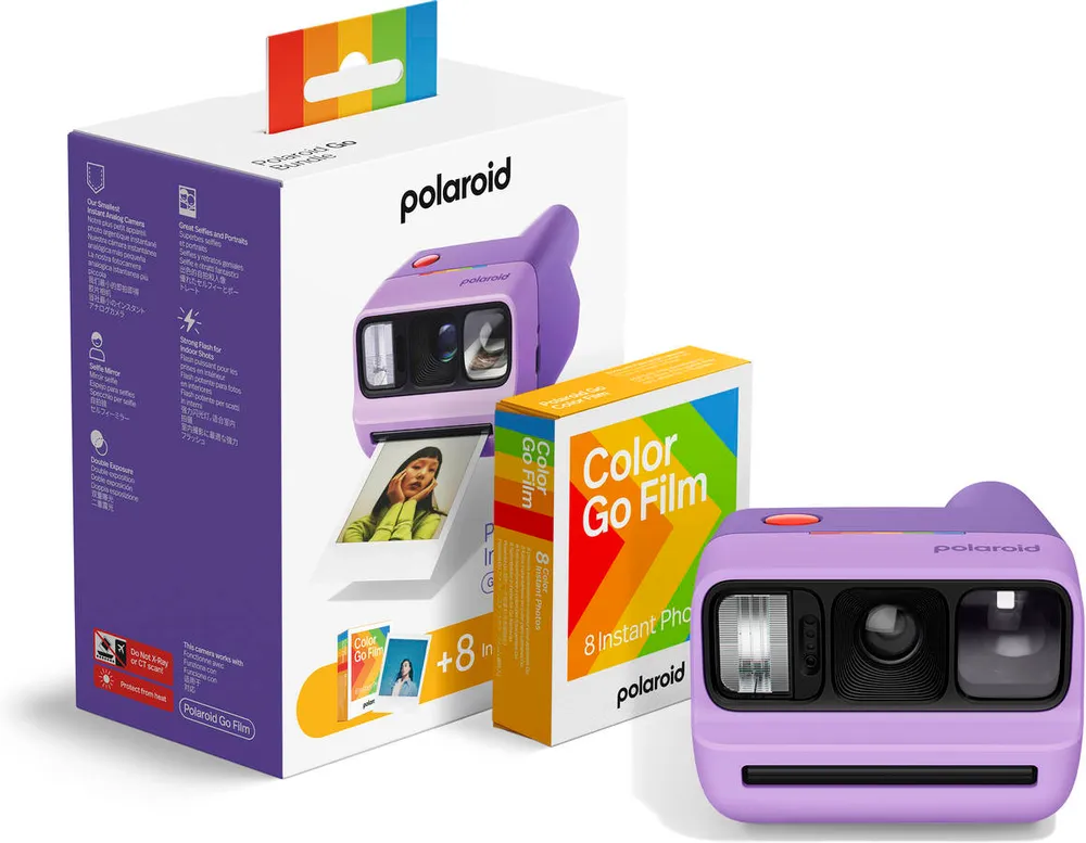Máquina Fotográfica Instantânea com Recargas POLAROID Go Gen3 (Roxo)