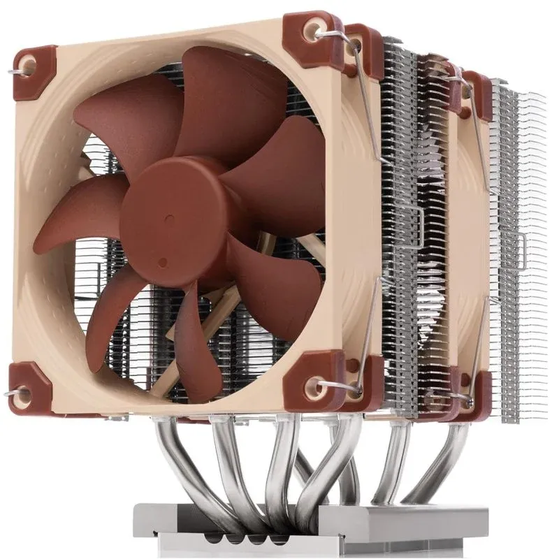 Cooler CPU Noctua NH-D9 TR5-SP6 4U Cooler de CPU para AMD Threadripper e Epyc 4 Pipes 2x90mm Castanho