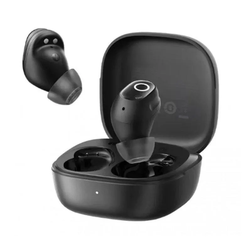 Auriculares Baseus Bass BD1 TWS sem fios Bluetooth 5.4 IP55 Preto