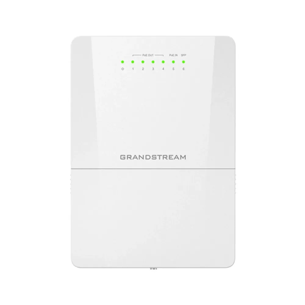 Switch Grandstream 5 Portas Gigabit PoE Branco - GWN7710R