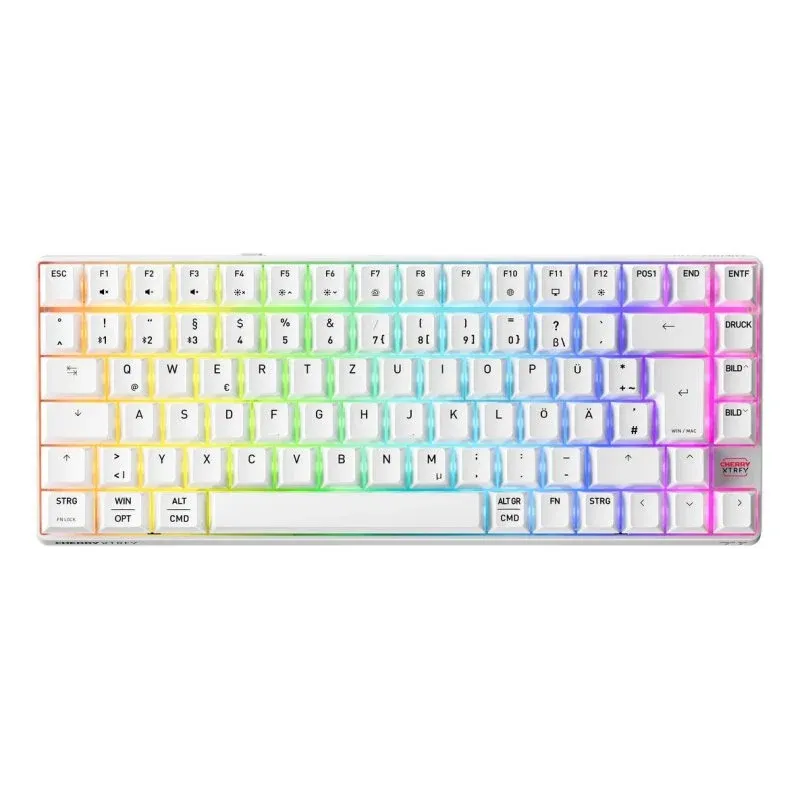 Teclado CHERRY XTRFY K33 Compact Wireless Mem-chanical RGB QWERTZ Branco