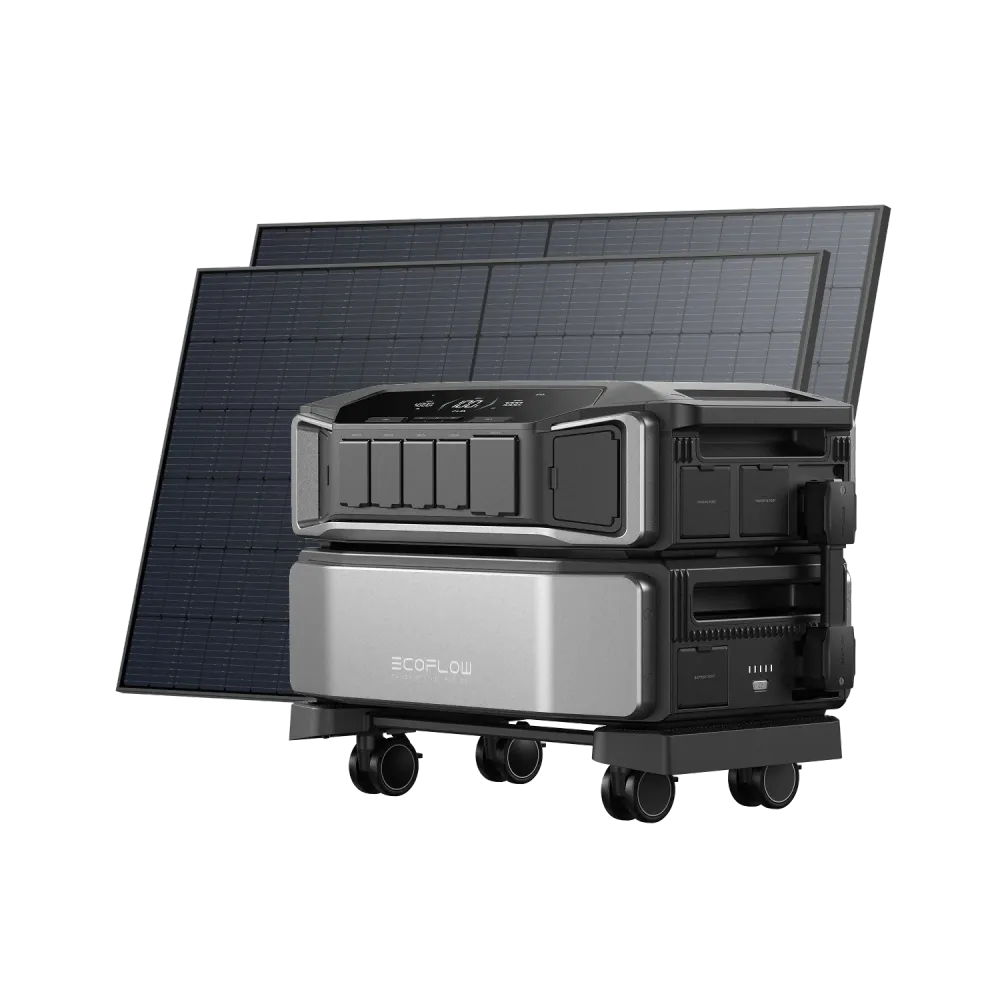 Estação de Energia EcoFlow DELTA Pro Ultra - EcoFlow DELTA Pro Ultra + 2x Painel Solar 520W