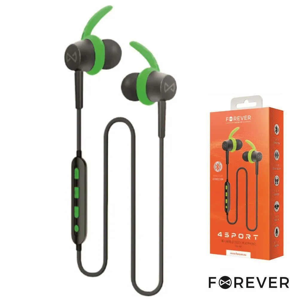 Auriculares Bluetooth S/ Fios Mic Verde FOREVER
