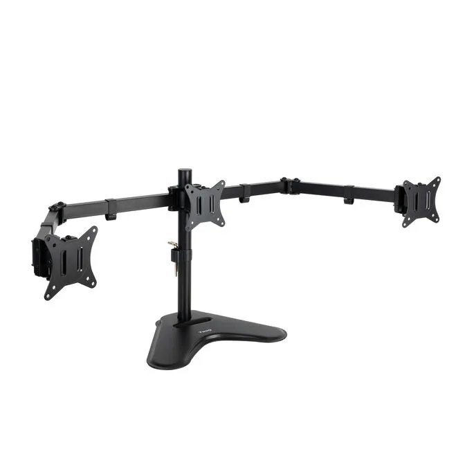 Suporte de Mesa Tabletop Tooq Triplo Tilt e Rotação 17" a 27" Max. 7kg p/Braço