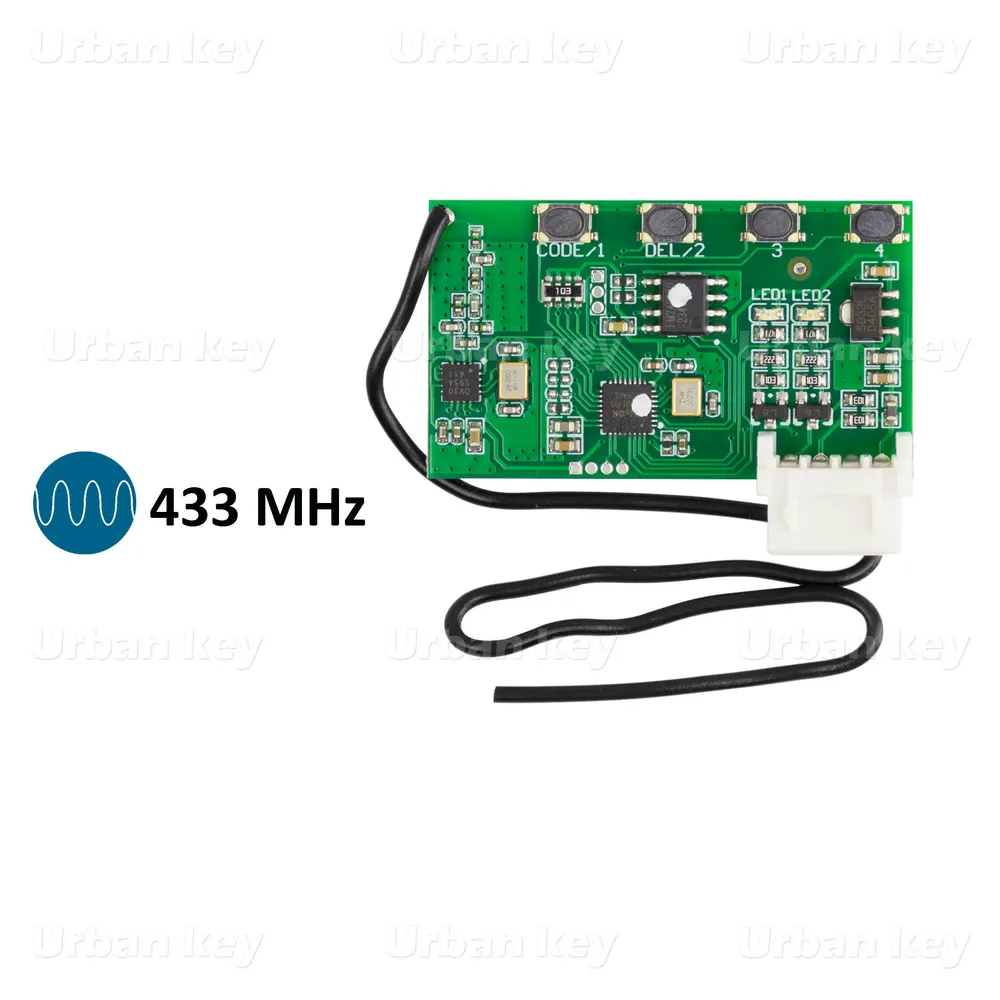Recetor De Encaixe Rec-Pro 433Mhz Multimarca Urban Key. - REC_PRO_MINIUK
