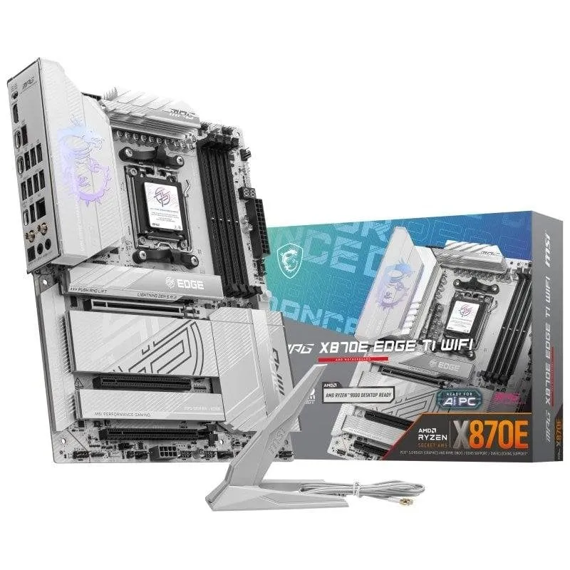 Motherboard MSI MPG X870E EDGE TI WIFI AMD X870E Socket AM5 DDR5 ATX WiFi 7 PCIe 5.0 M.2