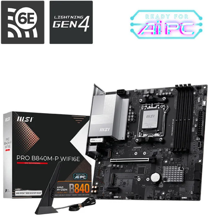 Motherboard MSI PRO B840M-P WIFI6E