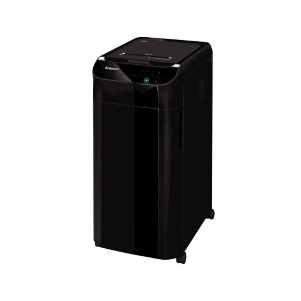 Destruidora de Papel Fellowes AutoMax 450C Corte em Partículas 4x38mm Preta