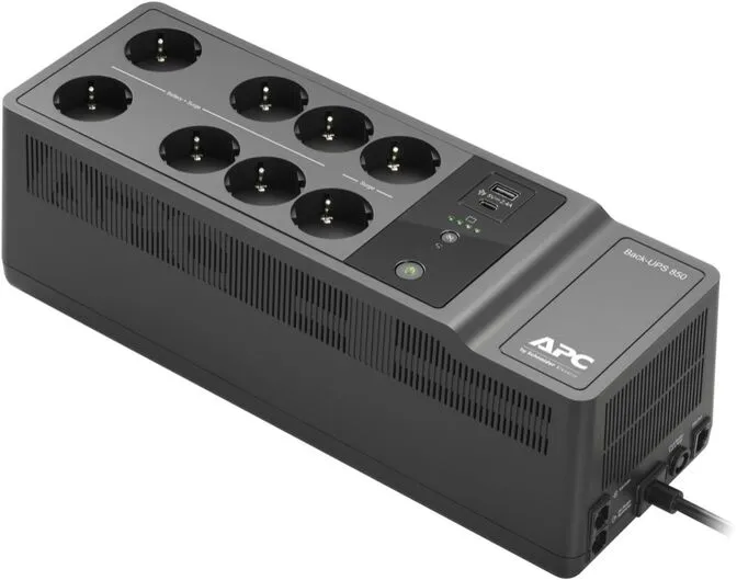 UPS APC Off-line Back-UPS 850VA/520W USB-C/A Schuko