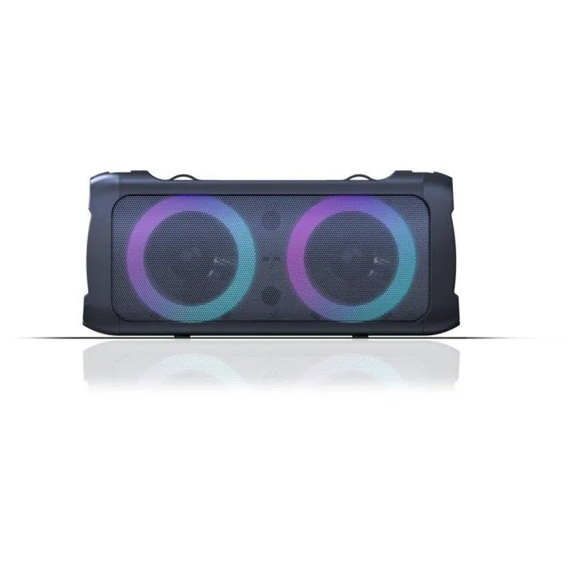 Colunas Inovalley HP360 Bluetooth Portátil 100W com LED RGB e Rádio FM